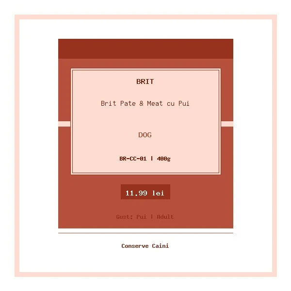 Brit Pate & Meat cu Pui