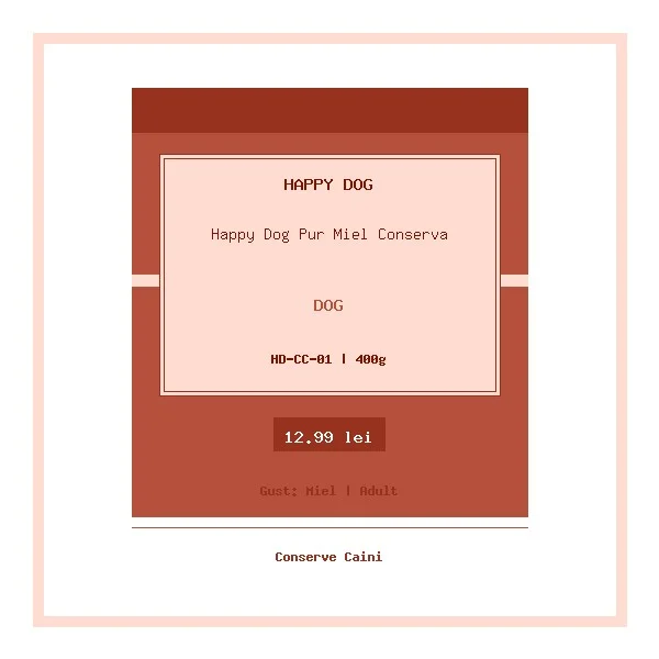 Happy Dog Pur Miel Conserva