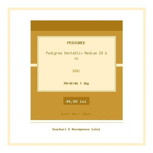 Pedigree DentaStix Medium 28 buc