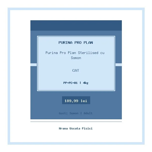 Purina Pro Plan Sterilised cu Somon