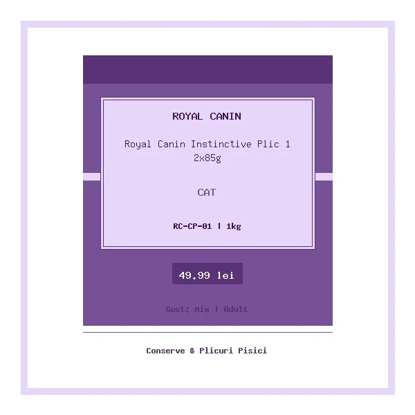 Royal Canin Instinctive Plic 12x85g