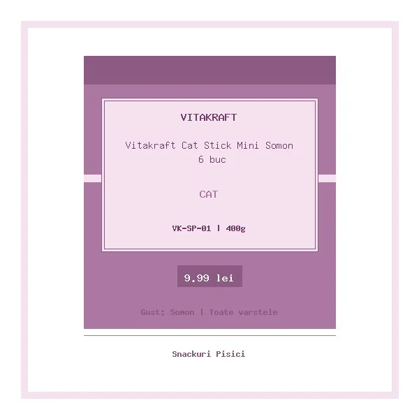 Vitakraft Cat Stick Mini Somon 6 buc