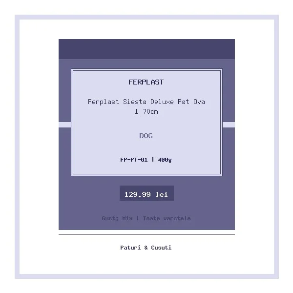 Ferplast Siesta Deluxe Pat Oval 70cm