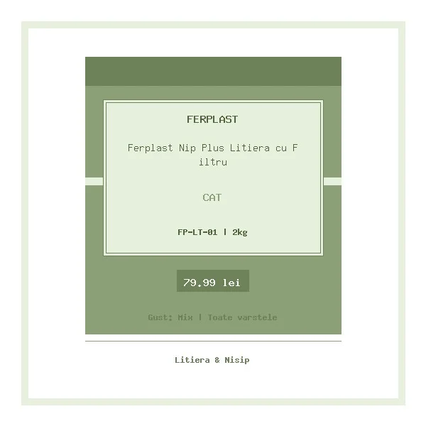 Ferplast Nip Plus Litiera cu Filtru