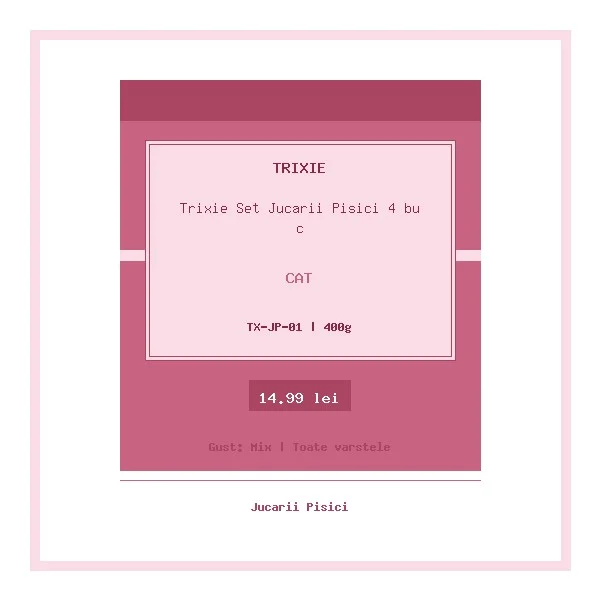 Trixie Set Jucarii Pisici 4 buc