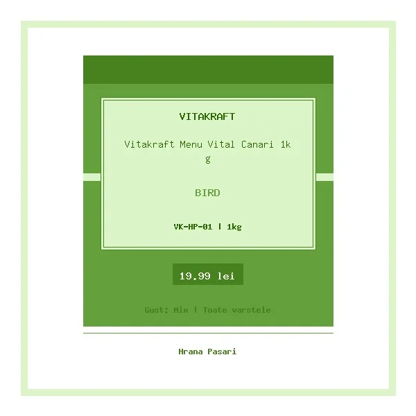 Vitakraft Menu Vital Canari 1kg